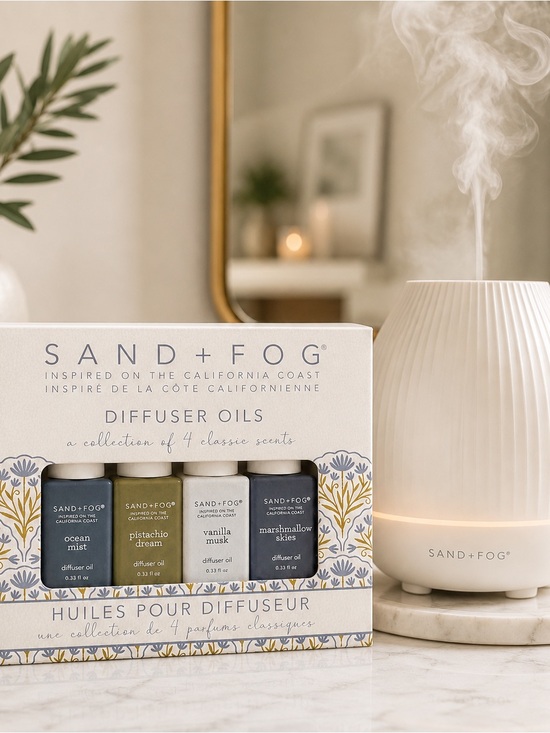 SAND + FOG Other - SAND+FOG Diffuser Oils Classic Set✨ Marshmallow Skies •Pistachio•Ocean•Vanilla